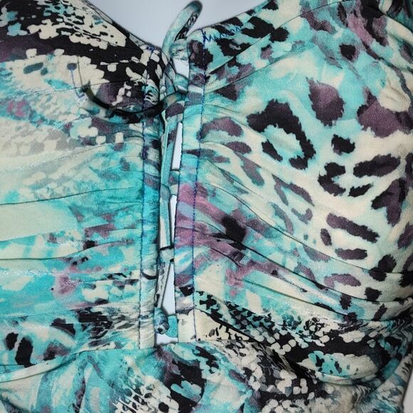 Tankini Bathing Suit Top Bathing Suit Top  Sz 12 - Picture 4 of 8